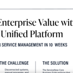 10 Weeks to Smarter, Simpler Operations With ServiceNow’s Core Business Suite